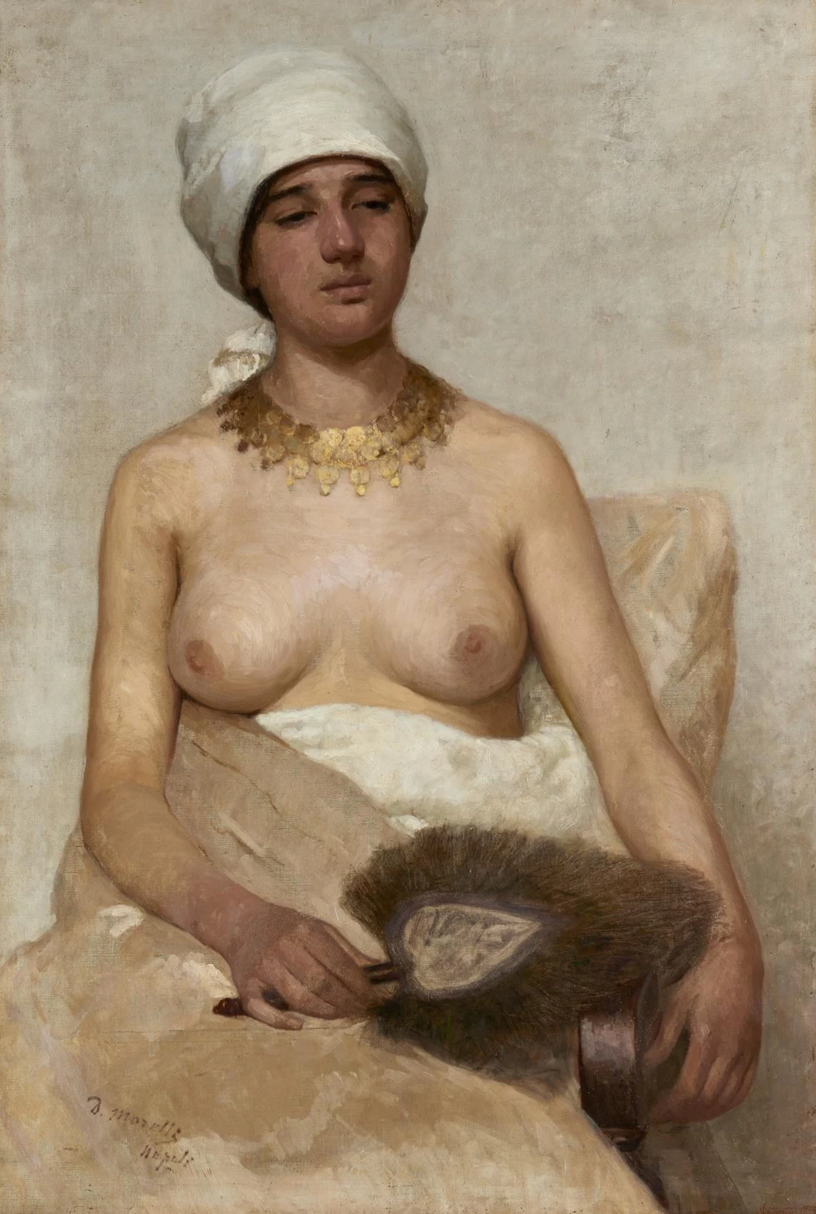 Odalisca con ventaglio